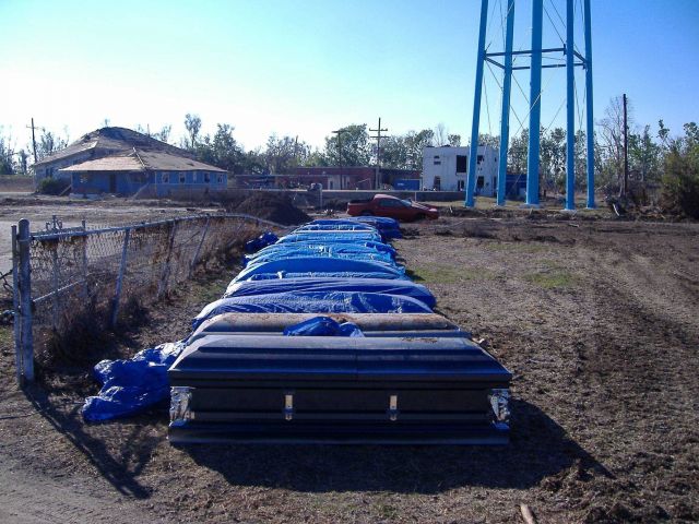 The aftermath of Katrina. Picture