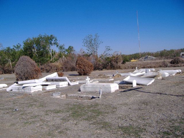The aftermath of Katrina. Picture