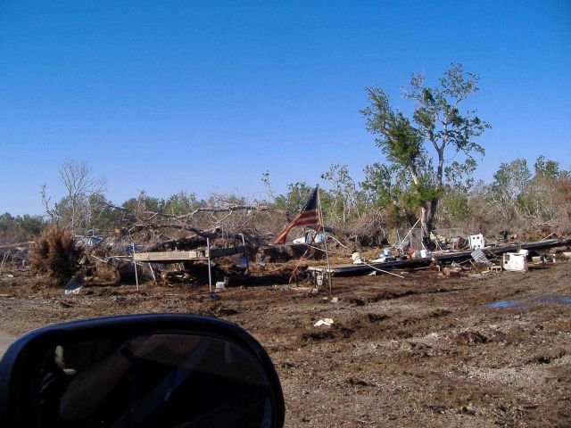 The aftermath of Katrina. Picture
