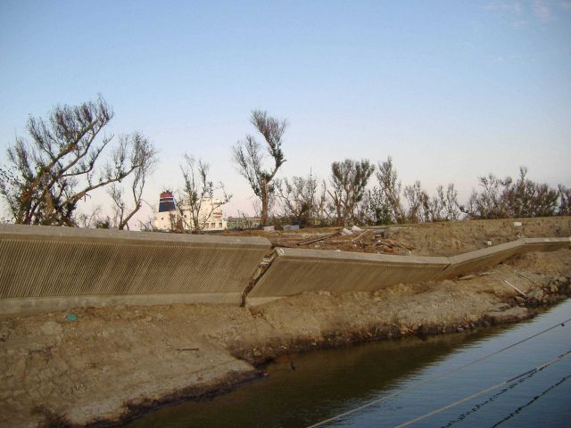 The aftermath of Katrina. Picture