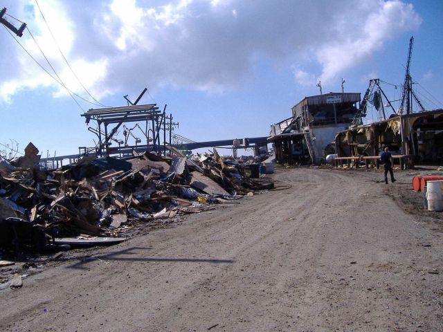 The aftermath of Katrina. Picture