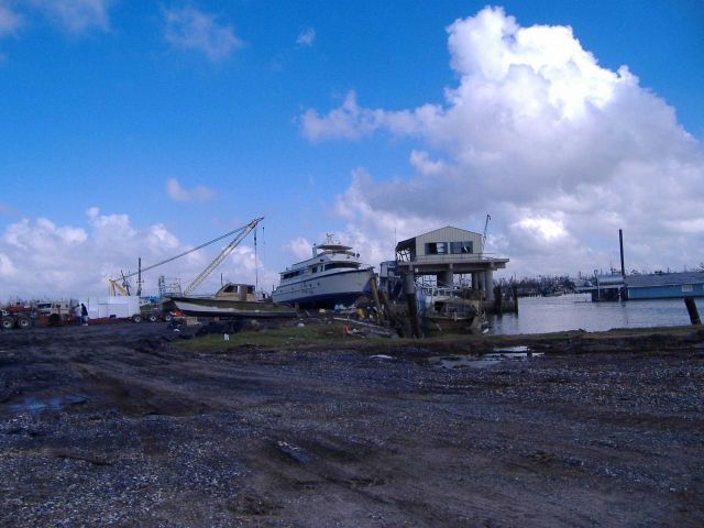 The aftermath of Katrina. Picture