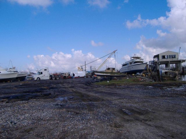 The aftermath of Katrina. Picture