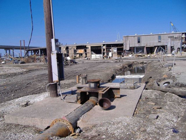 The aftermath of Katrina. Picture