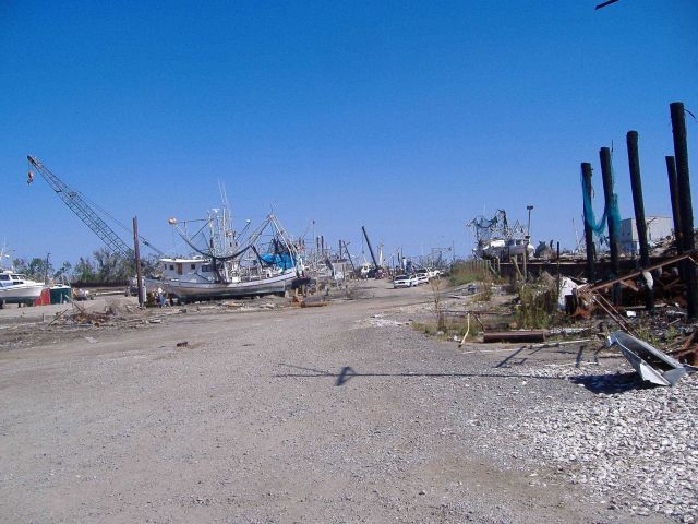 The aftermath of Katrina. Picture