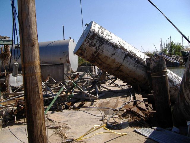 The aftermath of Katrina. Picture