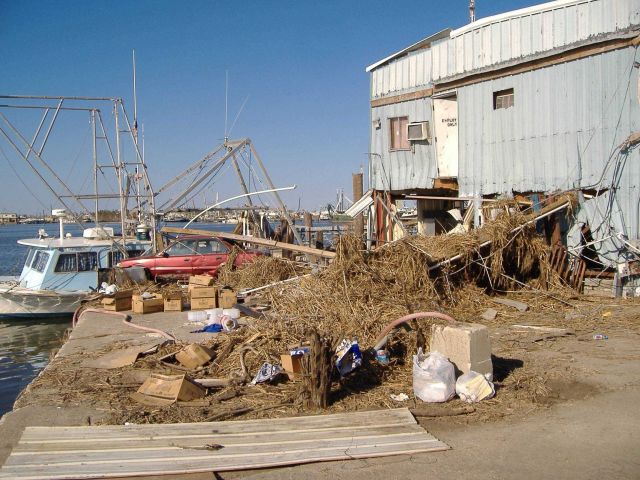 The aftermath of Katrina. Picture