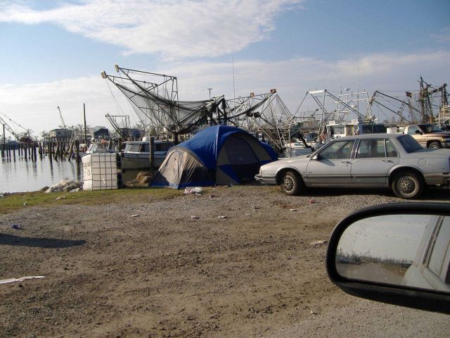 Home following passage of Hurricane Katrina Picture