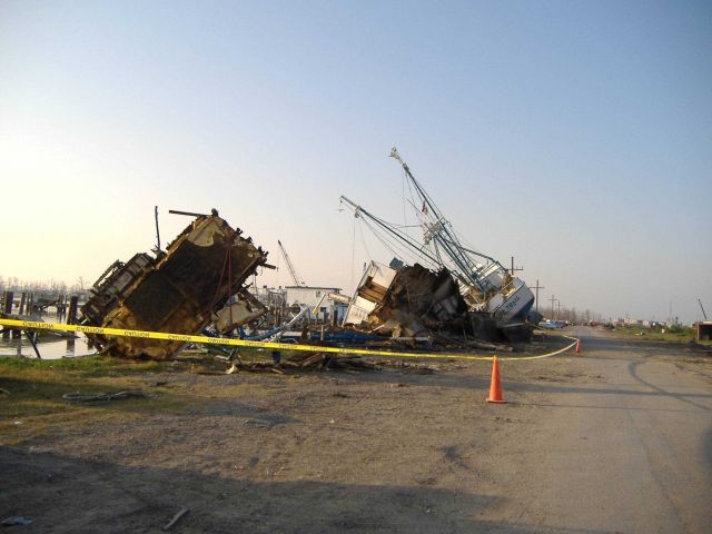The aftermath of Katrina Picture