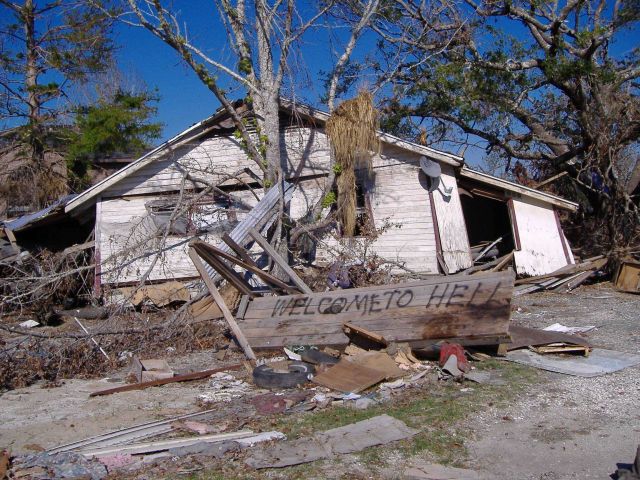 The aftermath of Katrina Picture