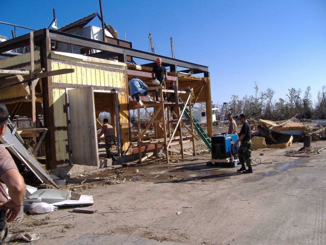 The aftermath of Katrina Picture