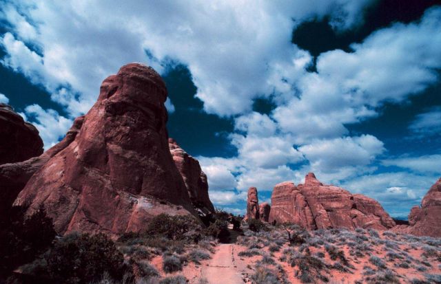 Colorado Plateau cumulus. Picture