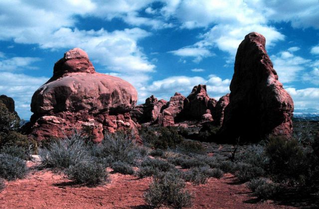 Colorado Plateau cumulus. Picture