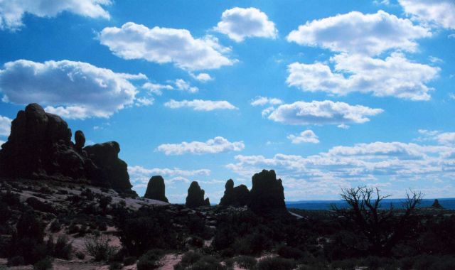 Colorado Plateau cumulus. Picture