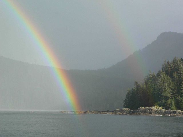 Double rainbow. Picture