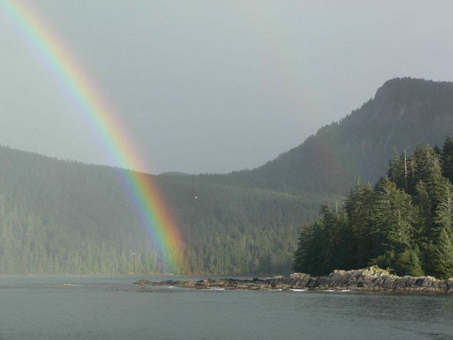 Double rainbow. Picture