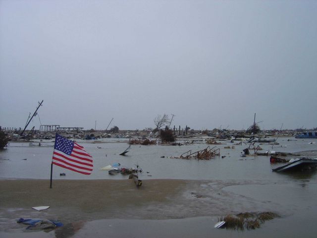 Destruction of Folly Beach by Hurricane Rita. Picture