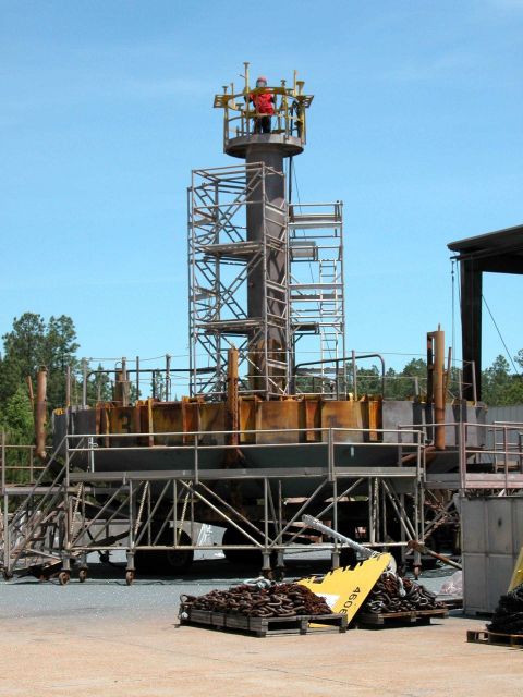 10-Meter Buoy reconditioning. Picture