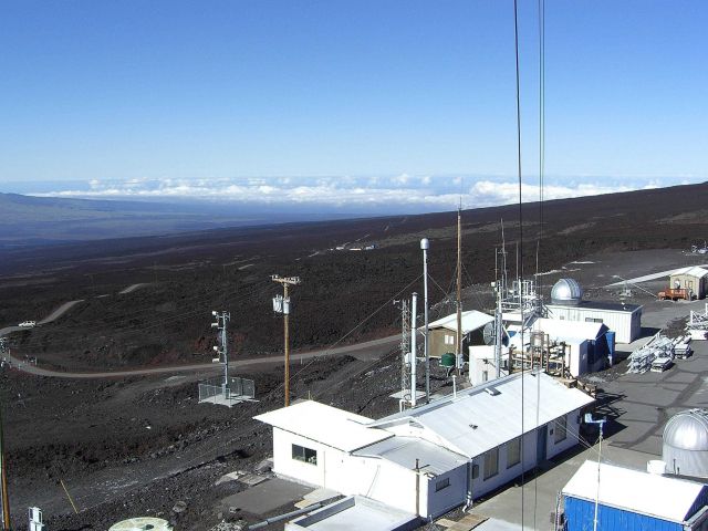 Mornings at the Mauna Loa Observatory are usually cloud free Picture