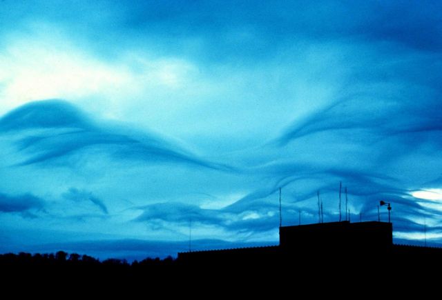 Wave clouds in the vicinity of Asheville, North Carolina. Picture