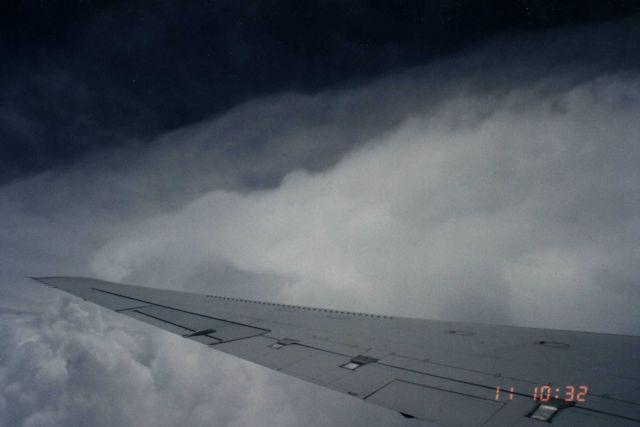 Cloud tops as seen from NASA DC-8 Picture