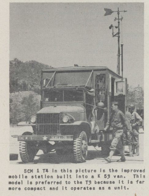 The SCM 1 T4 mobile weather unit is far more compact and was able to operate as a contained unit Picture