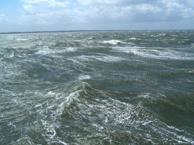 Blowing hard in Chesapeake Bay Picture