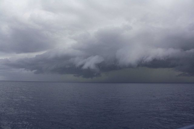 A squall over the Gulf Stream. Picture
