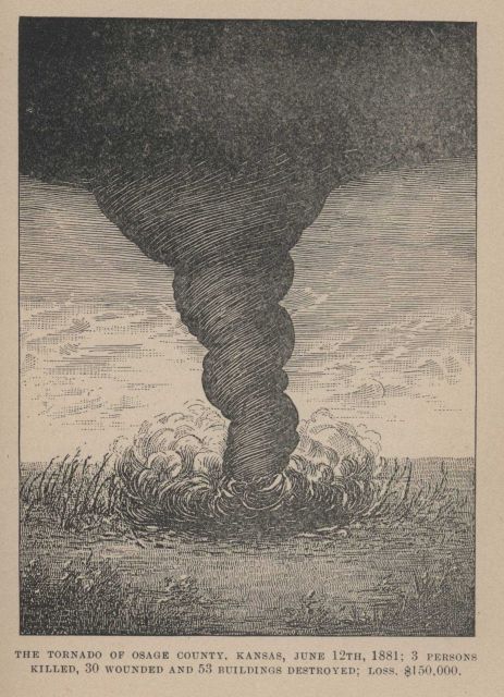 The tornado of Osage County, Kansas Picture