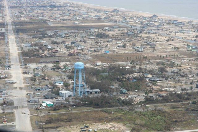 Storm surge damage caused by Hurricane Ike Picture