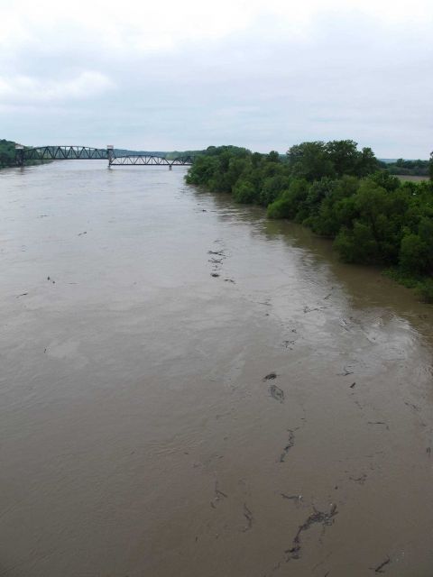 A Missouri River Bridge at Boonville Picture