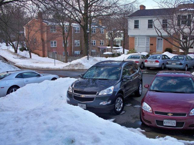 Two weeks after Snowmageddon there is still much snow on the ground Picture
