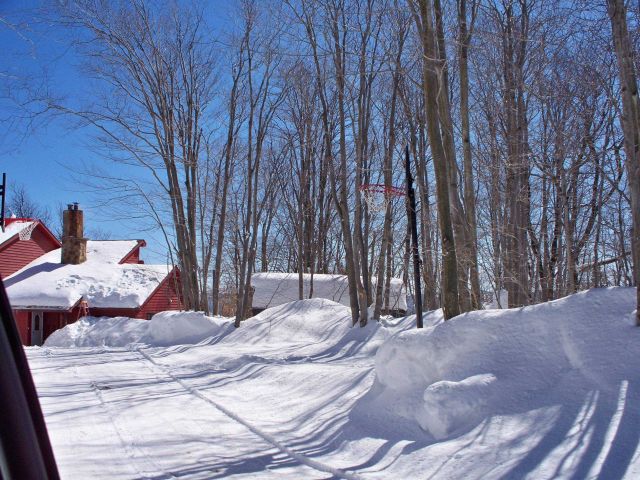 Following record totals of snow in February 2010, a trip to the West Virginia mountains. Picture