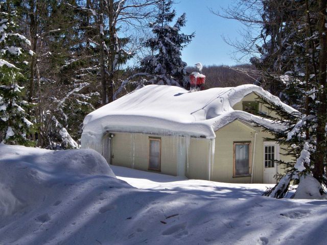 Following record totals of snow in February 2010, a trip to the West Virginia mountains. Picture