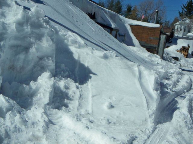 Following record totals of snow in February 2010, a trip to the West Virginia mountains. Picture