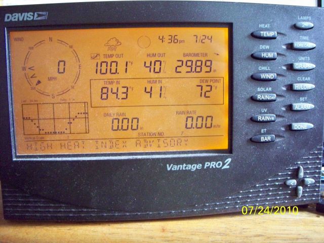 Yikes! 100 degrees Picture