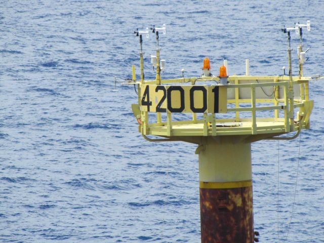 10- or 12- meter discus buoy moored in the central Gulf of Mexico Picture
