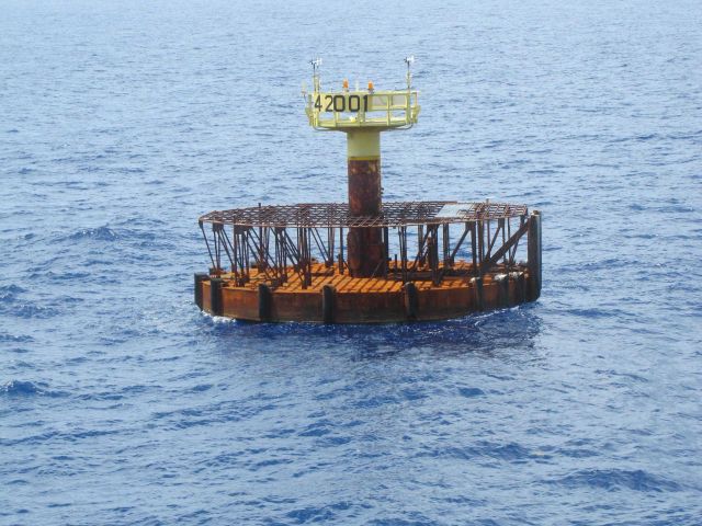 10- or 12- meter discus buoy moored in the central Gulf of Mexico Picture