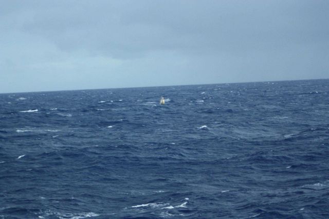 Recovering an adrift 3-meter weather buoy off the NOAA Ship Ka'imimoana Picture
