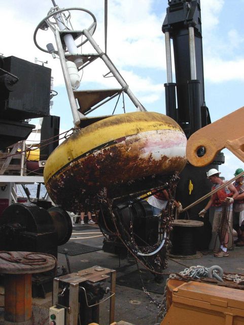 TAO buoy operations off the NOAA Ship Ka'imimoana Picture