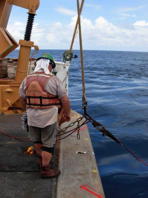 TAO buoy operations off the NOAA Ship Ka'imimoana Picture