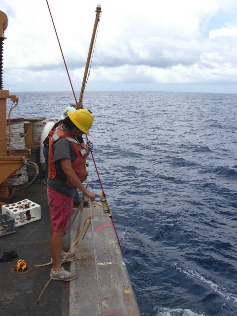 TAO buoy operations off the NOAA Ship Ka'imimoana Picture