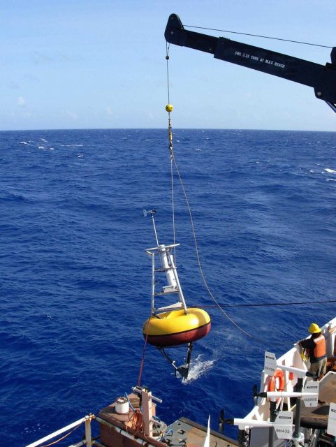 TAO buoy operations off the NOAA Ship Ka'imimoana Picture