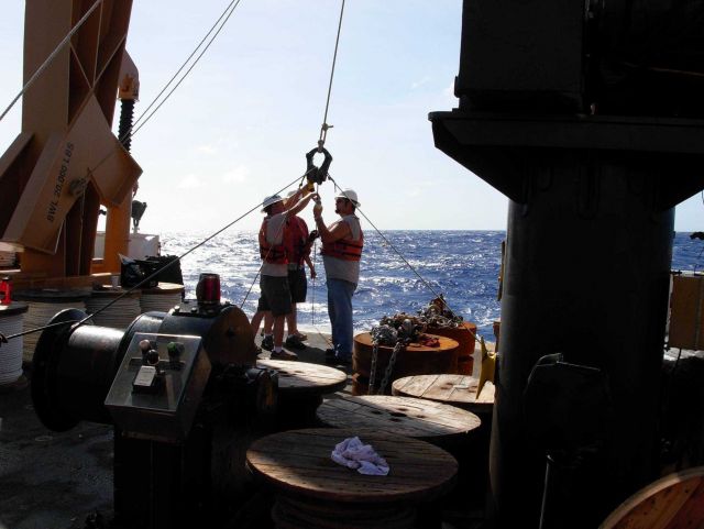 TAO buoy operations off the NOAA Ship Ka'imimoana Picture