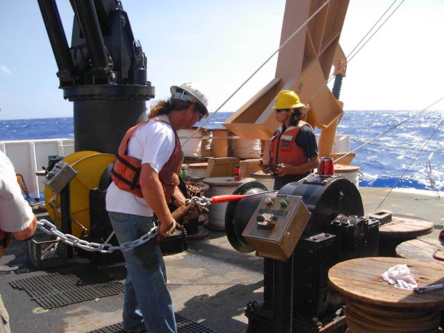 TAO buoy operations off the NOAA Ship Ka'imimoana Picture