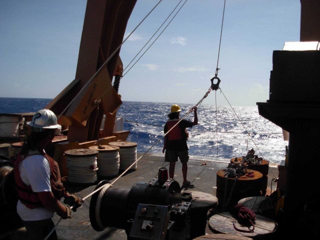 TAO buoy operations off the NOAA Ship Ka'imimoana Picture