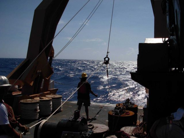 TAO buoy operations off the NOAA Ship Ka'imimoana Picture