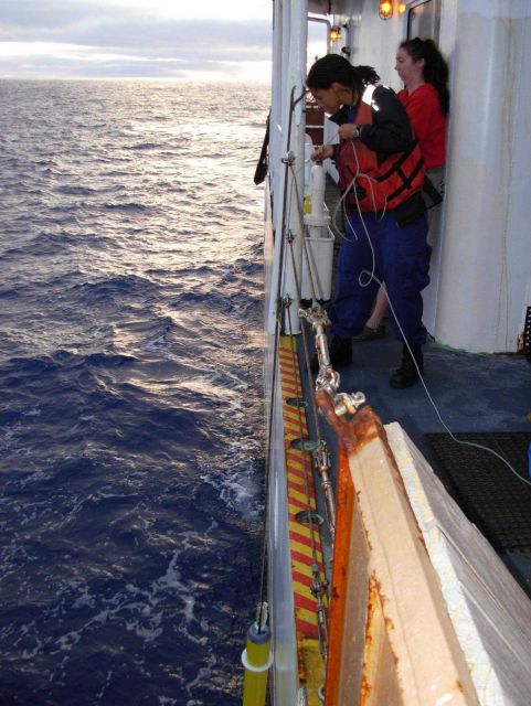 TAO buoy operations off the NOAA Ship Ka'imimoana Picture