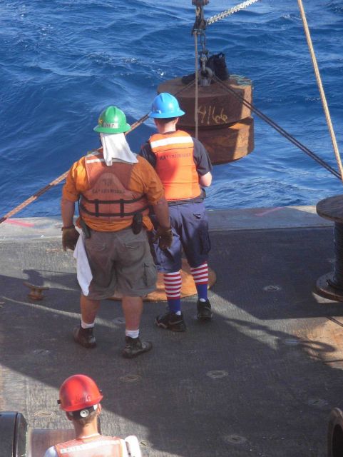 TAO buoy operations off the NOAA Ship Ka'imimoana Picture