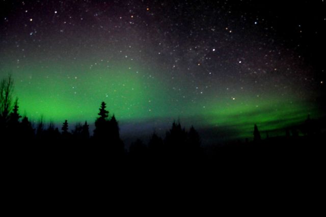 Aurora borealis - the Northern Lights. Picture